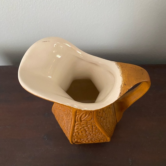 Vintage McCoy 618 Floral Pitcher - Picture 3 of 4